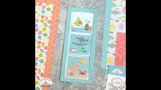 Window Flip Slimline Card Tutorial