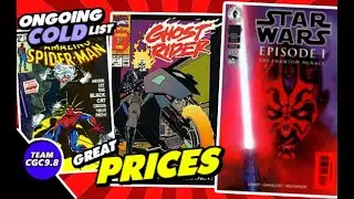 The 10 COLDEST CGC 9.8 Comics On The Market -- On-Going List Of COLD Comics At FAIR Prices