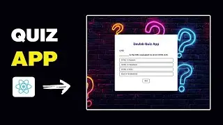 Create a Quiz App with React & Quiz API