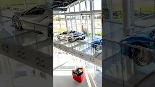 Drivable Glass Floors #luxurycars #architecturalglass #interiordesign #architecture #glassfloor