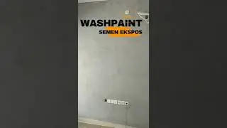 Viral! dinding di cat tampilan semen ekspos #viral #dindingsemen #dindingrumah #painting