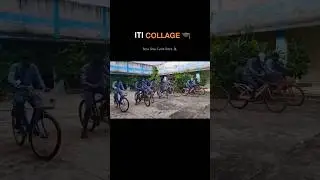 boys slow cycle race 💪🏻 ll ITI COLLEGE 🗿💯 ll #viral #shorts #enginer #trending
