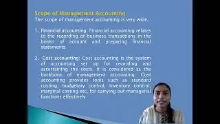 E-CONTENT - INTRODUCTION TO MANAGMENT ACCOUNTING