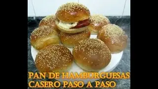 PAN DE HAMBURGUESA  PASO A PASO - Silvana Cocina  ❤