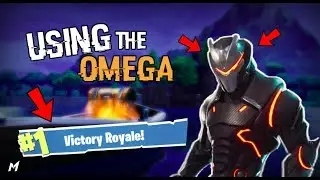 FINALLY UNLOCKING and USING the *MAX LEVELED OMEGA SKIN* in Fortnite Battle Royale!