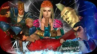 Paul, Christie & Dragunov Wang moves vs Jinpachi moves Team Tekken 5 DR UHD 4K 60 FPS