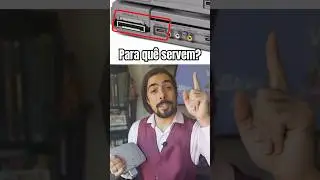 Para que servem aquelas entradas do PS1? Serial e Parallel I/O #playstation #nostalgiaplaystation