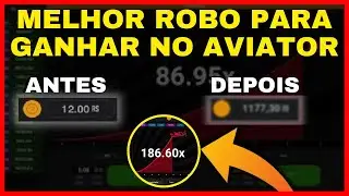 🔴MELHOR ROB&Ocirc; Para Ganhar No AVIATOR! Mais De 97% De ASSERTIVIDADE No AVIATOR (OPEREI AO VIVO)