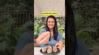Iron Rich Aliv Ladoos for kids #recipes #shorts