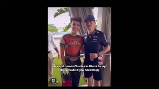 Max Verstappen and James Charles 😳
