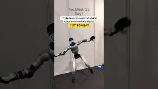 This robot dances better than me 😭🤌🏻 #iitbombay #techfest #robot #dance