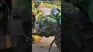 Old John Deere tractor blasted clean #pdblasting