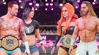 Я устроил для пар из WWE турнир ко Дню святого Валентина!