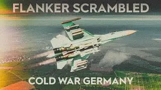 TROUBLE ON THE BORDER | Flanker SCRAMBLED Over Cold War Germany | DCS World