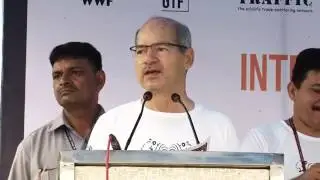 HMoEFCC Sh Anil Madhav Dave flags off the Walk for the Tiger&rdquo; on International Tiger Day