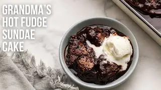 Grandma's Hot Fudge Sundae Cake l The Recipe Rebel