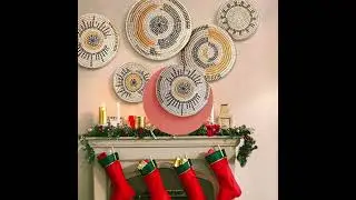 Exquisite African Wall Baskets Set: Elevate Your D&eacute;cor with Timeless Craftsmanship