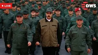 LIVE: Maduro Attends Military Event in La Guaira Venezuela Show of Force | DWS News | AC14