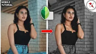 Snapseed Dark Black Effect Photo Editing Tutorial 🖤🔥 | Snapseed Photo Editing Sinhala