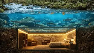 No one knew it existed! I built a secret home UNDER a river