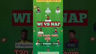 | WI vs NEP Dream11 Prediction | West Indies vs Nepal Dream11 Team | WI vs NEP Dream11 Prediction