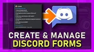 Create & Manage Forms on Discord! Easy Guide