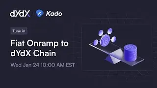 Introducing dYdX Chain's Fiat Onramp with Kado Money