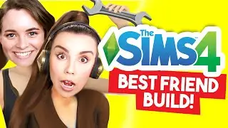 This could end our friendship..SIMS 4 BEST FRIEND BUILD CHALLENGE!