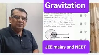 A uniform sphere of mass M and radius R exerts a force F on a small mass m situated at a distance
