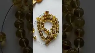 9mm. Round Beads Natural Baltic Amber 16g.