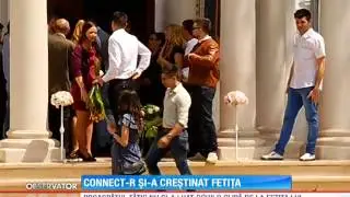 Connect-R şi soţia sa, Misha, au botezat-o ieri pe Maya