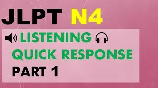 JLPT N4 Listening mock test 