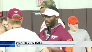 Michael Vick highlights 2017 Virginia Tech Hall of Fame class