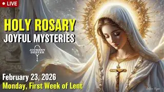 🔴 Rosary Monday Joyful Mysteries of the Rosary February 23, 2026 Praying together