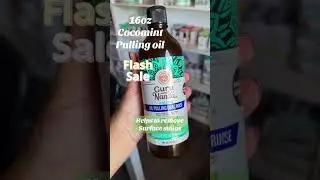 GuruNanda 16oz Cocomint Oil Pulling