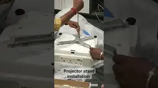 Projector stand installation #tiktok #apple #dolbyatmos #projector
