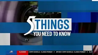 Monday, Jan. 26, 2026: 5 things you need to know