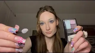 ASMR Big sister does your makeup for the school dance in 2006 🌺