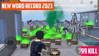 Pubg bgmi 99 kills New world record | BGMI 2023