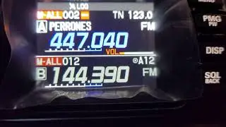 yaesu ftm200 configuración  del APRS y memorias