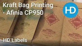 Kraft Paper Bag Printing using the Afinia CP950 | HD Labels