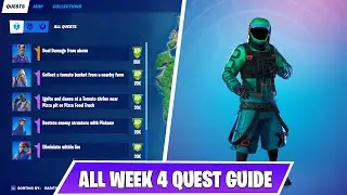 Fortnite All Week 4 Legendary & Epic Challenges Guide (Chapter 2 Season 5)