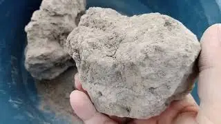 Asmr hard Sand crunchy Crushing with white sand cake crumbling