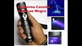 Como deixar sua Lanterna Tática Com Luz Uv Ultravioleta Luz Negra