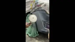 Bumper Damage Repair & Painting | Complete Dent & Paint Process 🔧🎨