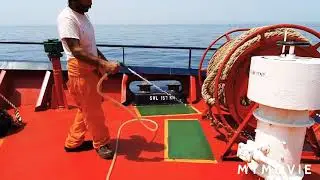 ship washing at sea after discharge cargo.#seaman #ship #lifeatsea