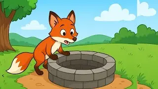 The Greedy Fox and the Well | The Greedy Fox’s Big Mistake 🦊 | Moral Story for Kids