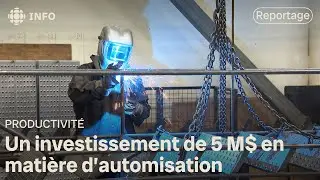 Une usine qu&eacute;b&eacute;coise mise sur l'automatisation et maximise sa production