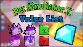 Pet Simulator X Value List | 16 Nov 2022 | Secret Cat Update Values