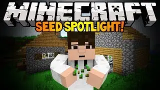 Minecraft 1.7 Seed Spotlight - SPAWN IN VILLAGE, EPIC EXTREME HILLS!